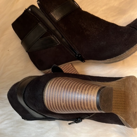 Seventeen black faux suede boots - Picture 6 of 8